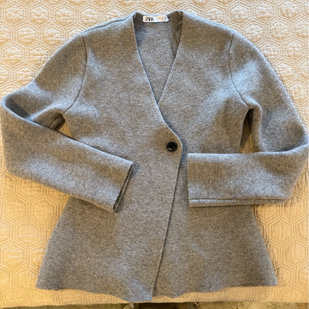 Zara Taupe Brown Women's knit Sweater